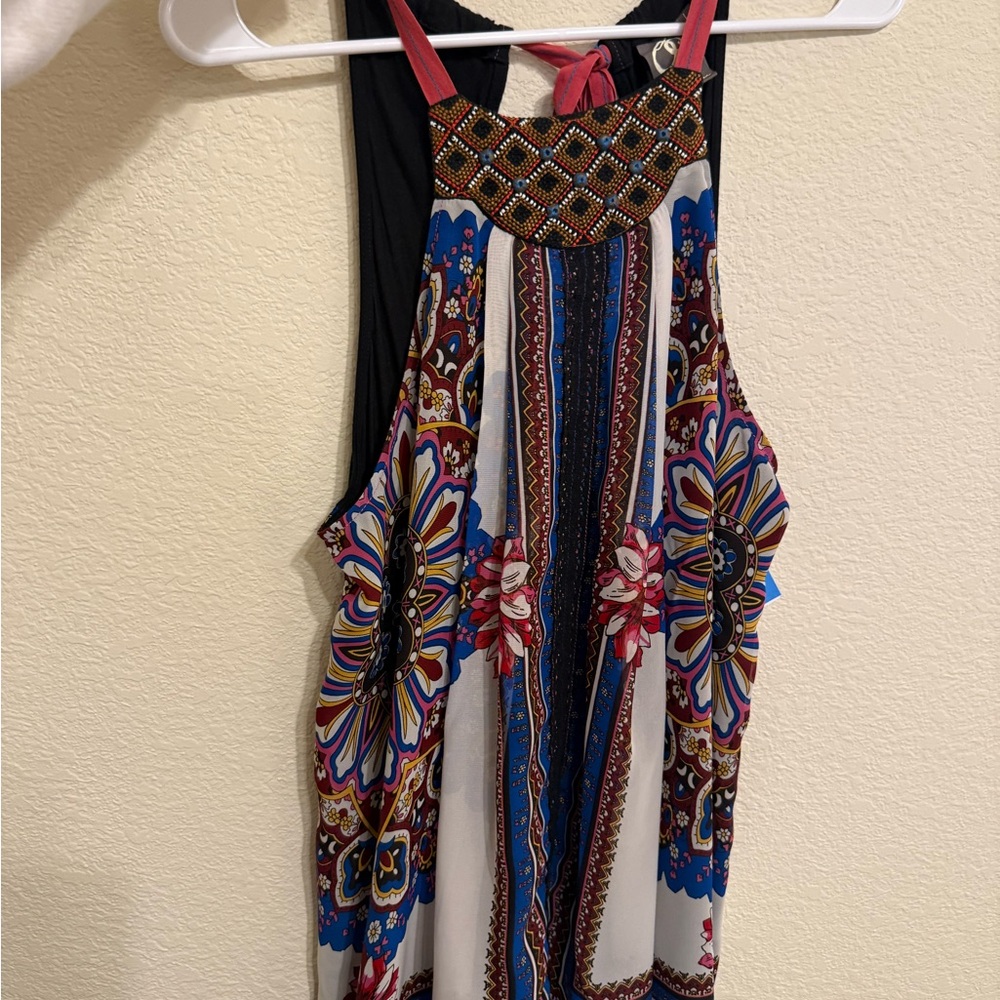 💋One September Colorful Geometric‎ Women's Tank Top 101 - Picture 3 of 5